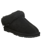 Delanie Faux Fur Slippers in Black