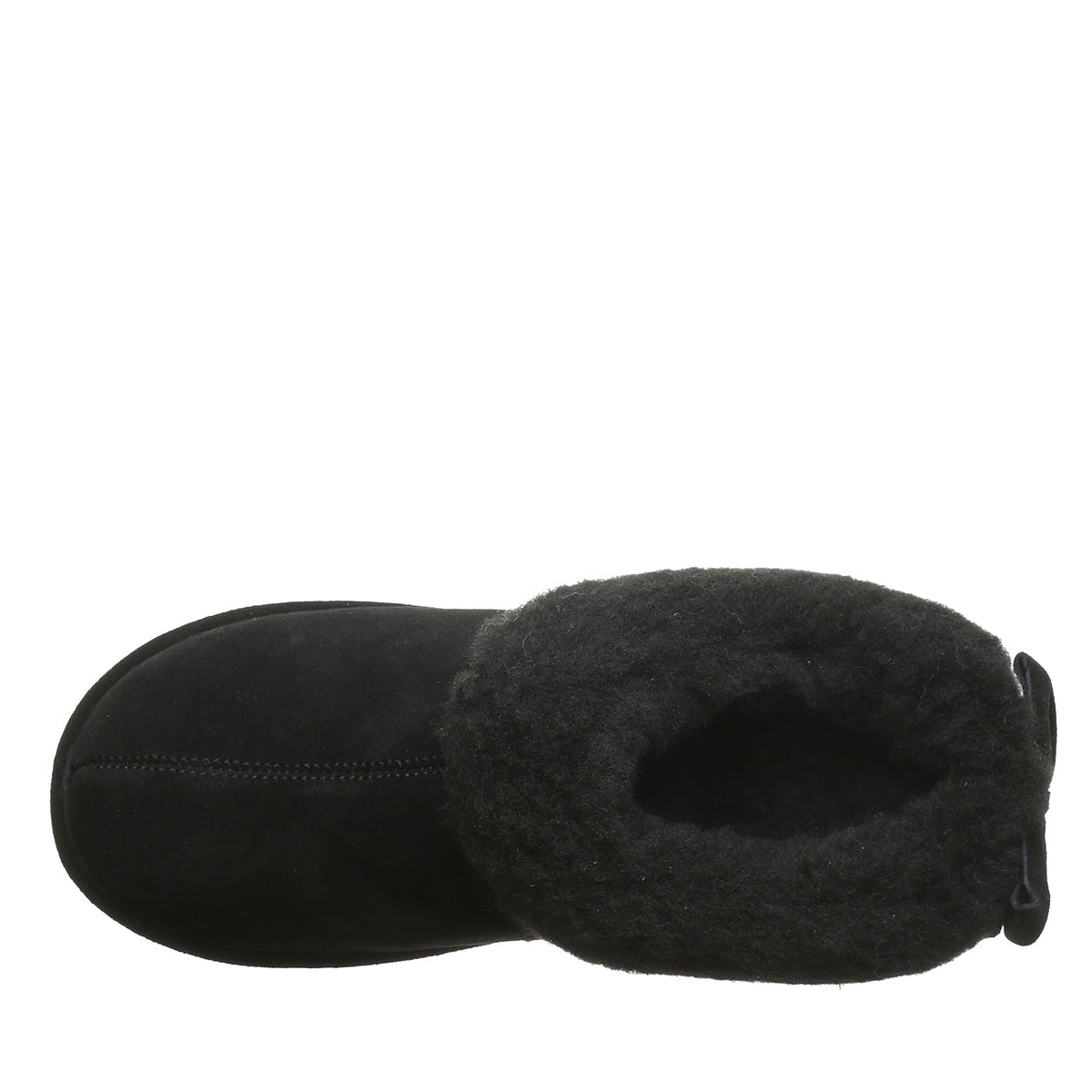 Delanie Faux Fur Slippers in Black