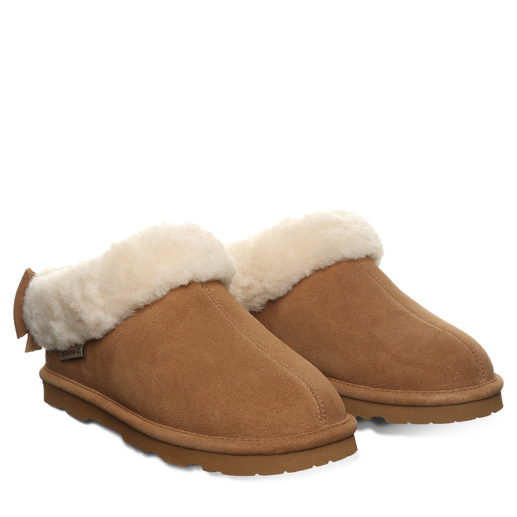 Delanie Coquette Slippers in Hickory