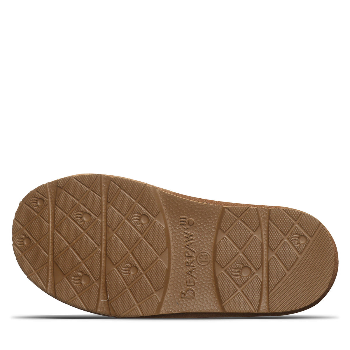 Delanie Youth Faux Fur Slippers in Hickory