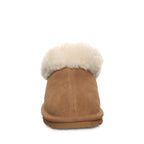 Delanie Youth Faux Fur Slippers in Hickory
