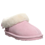 Delanie Youth Bow Slippers in Pink Lemonade