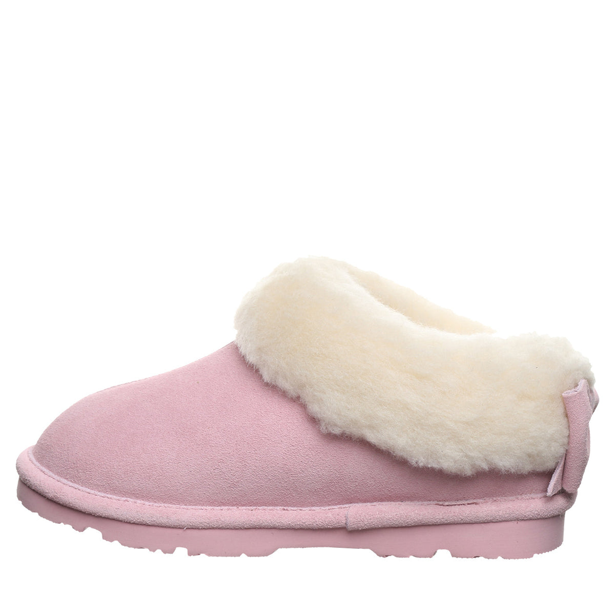 Delanie Youth Bow Slippers in Pink Lemonade