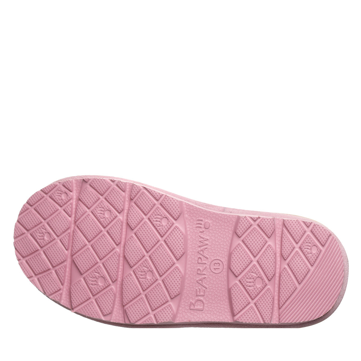 Delanie Youth Bow Slippers in Pink Lemonade