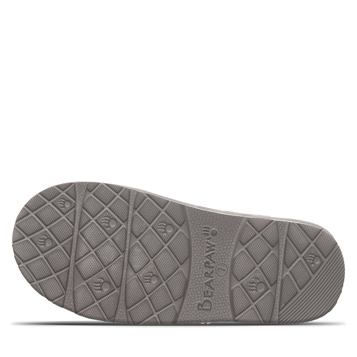 Inez Buckle Detail Slippers in Gray Fog
