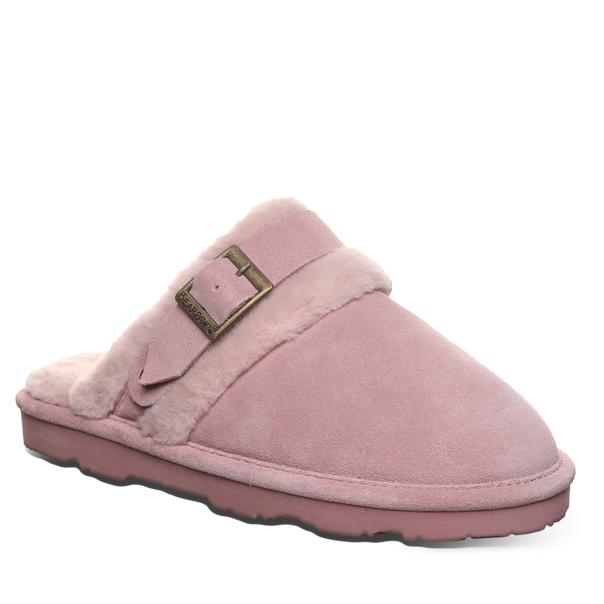 Inez Scuff Slippers in Peony