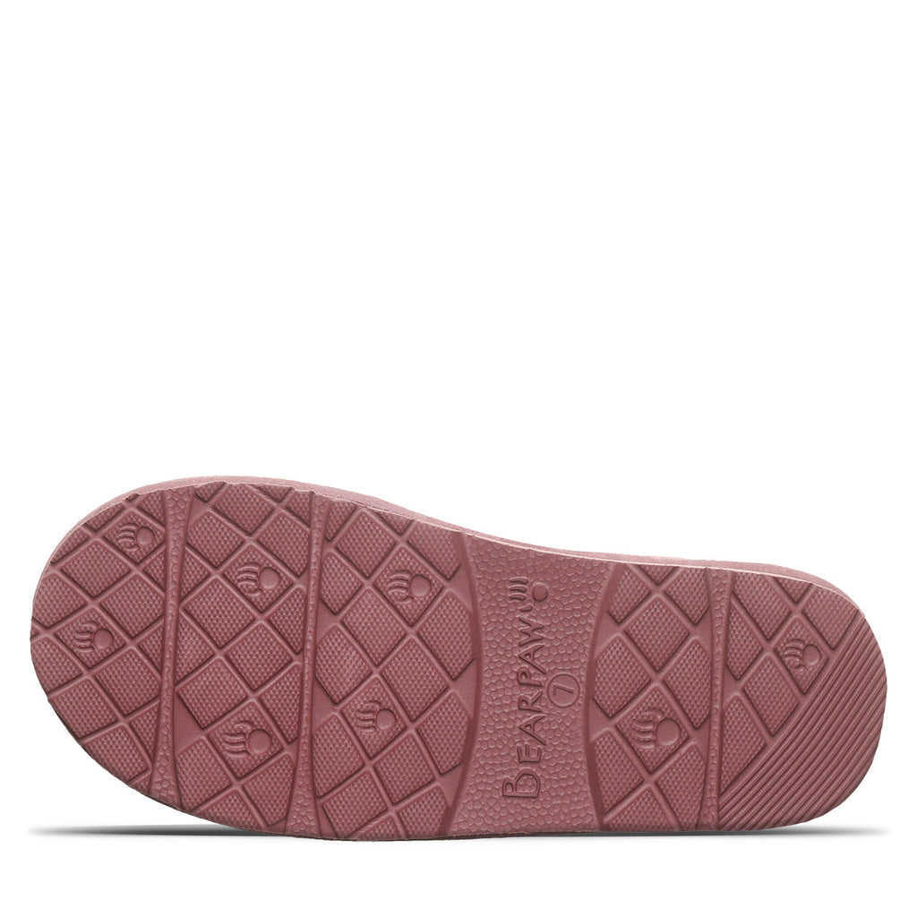 Inez Scuff Slippers in Peony