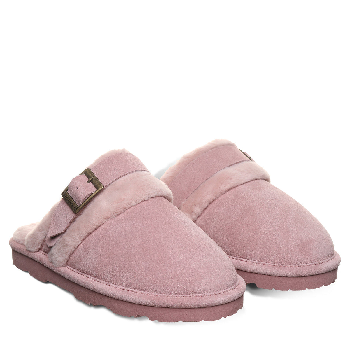 Inez Scuff Slippers in Peony