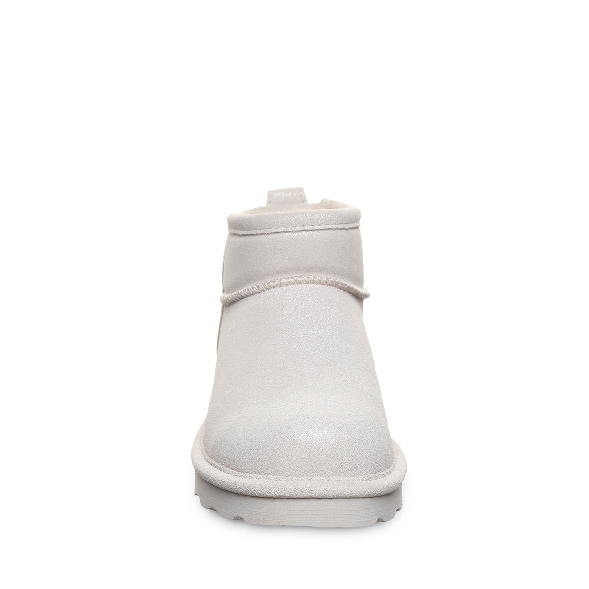 Sparkle Shorty Glitter Boots in Silver