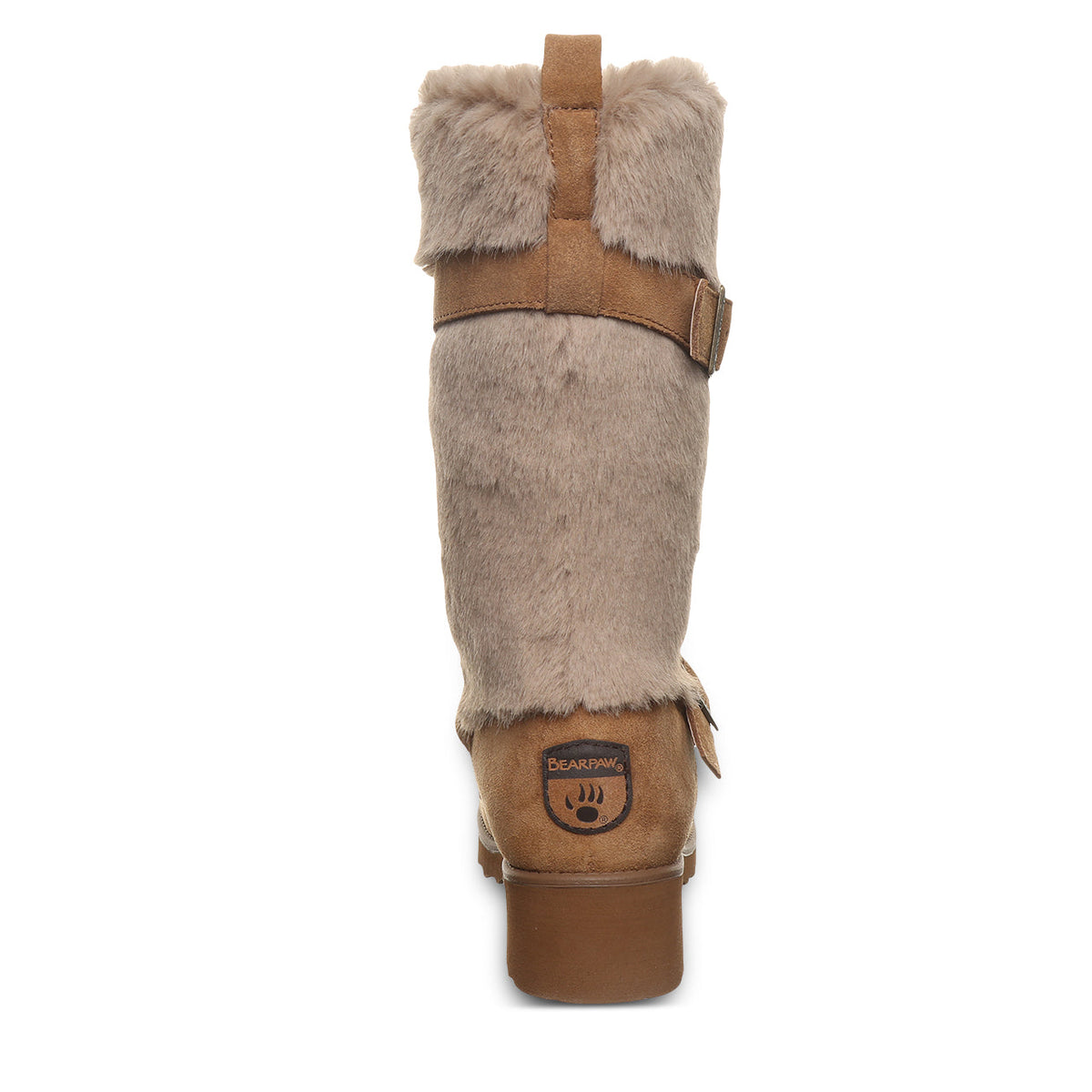 Octavia Faux Fur Trim Winter Boots in Hickory