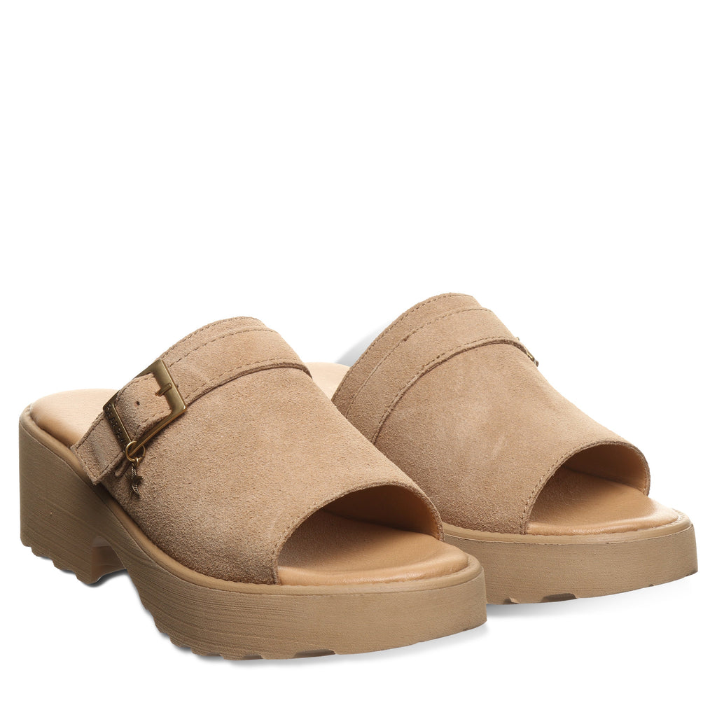 Bearpaw Women's Frances Platform Clogs in Toffee