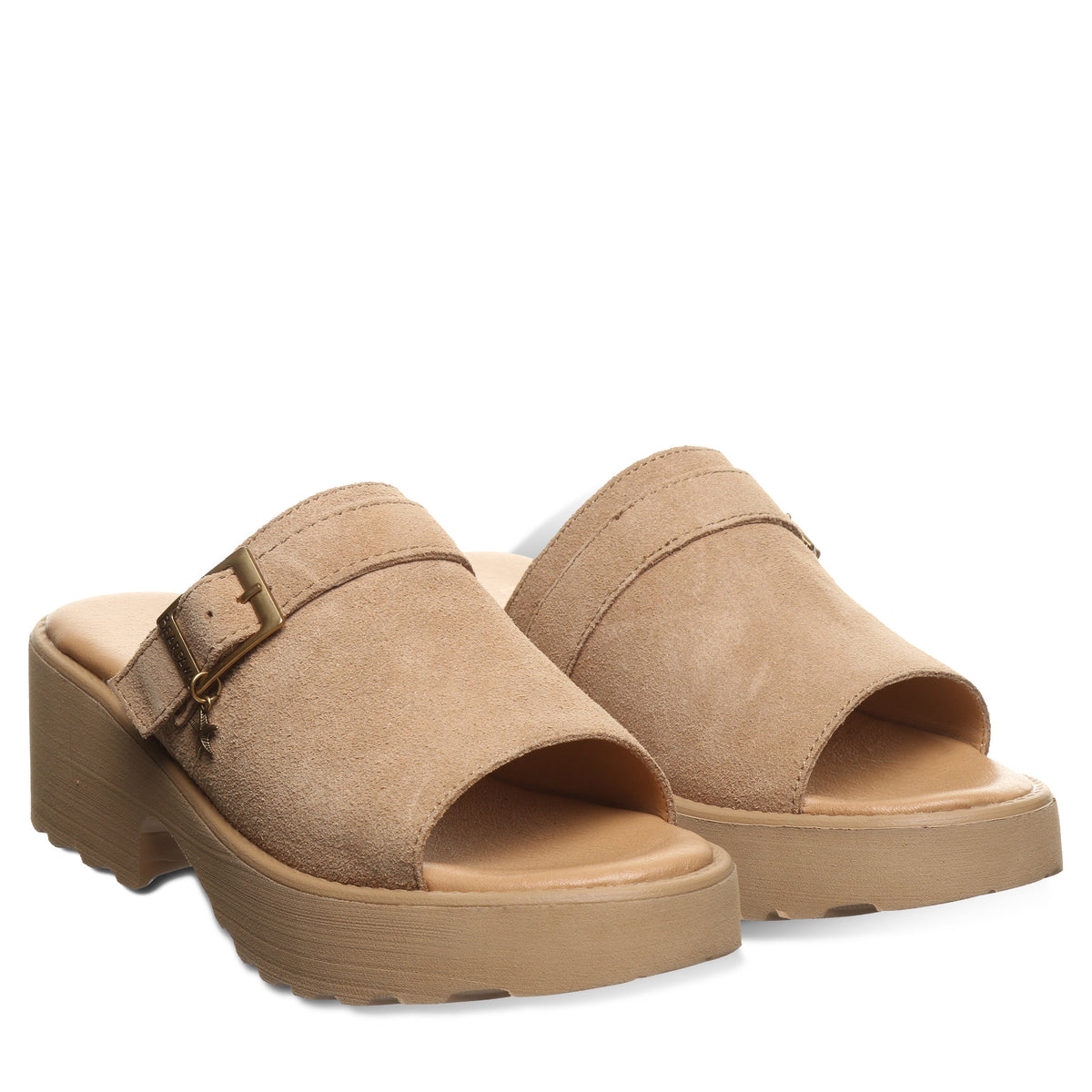 Bearpaw Women's Frances Platform Clogs in Toffee