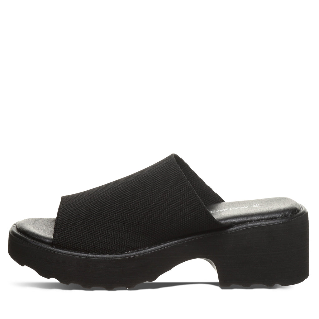 Bearpaw Women's Blanche Knit Clogs in Black on Black
