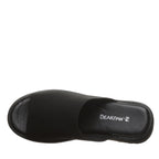 Bearpaw Women's Blanche Knit Clogs in Black on Black
