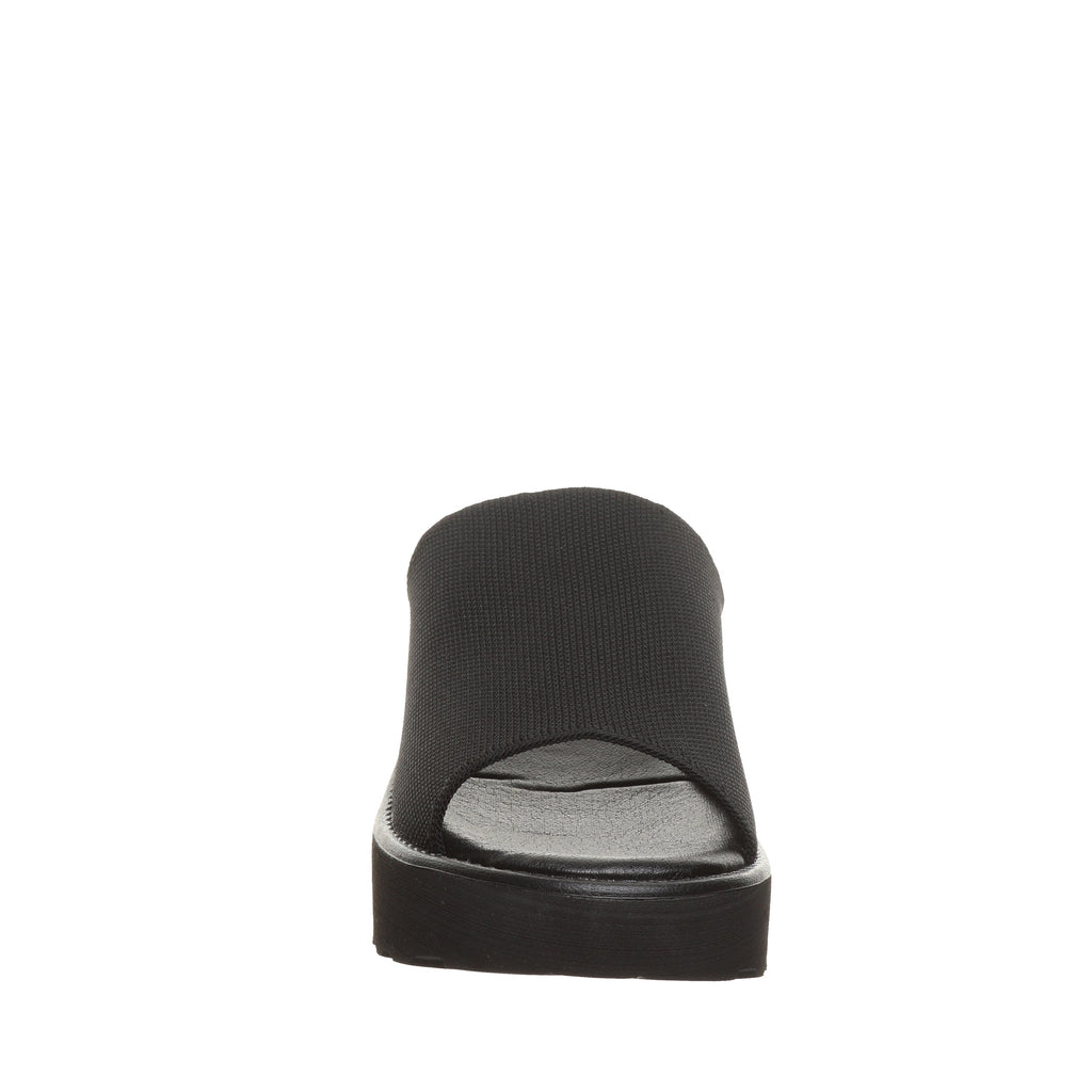 Bearpaw Women's Blanche Knit Clogs in Black on Black