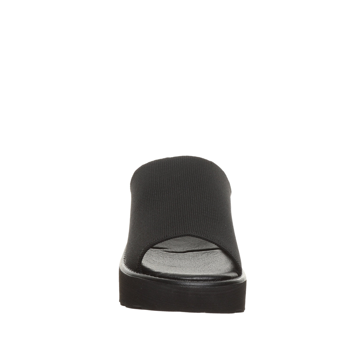 Bearpaw Women's Blanche Knit Clogs in Black on Black