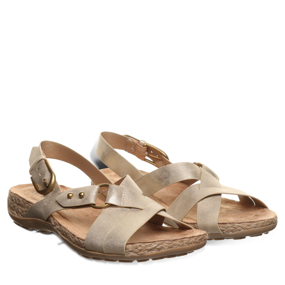 Bearpaw Women's Cady Sandals in Gold