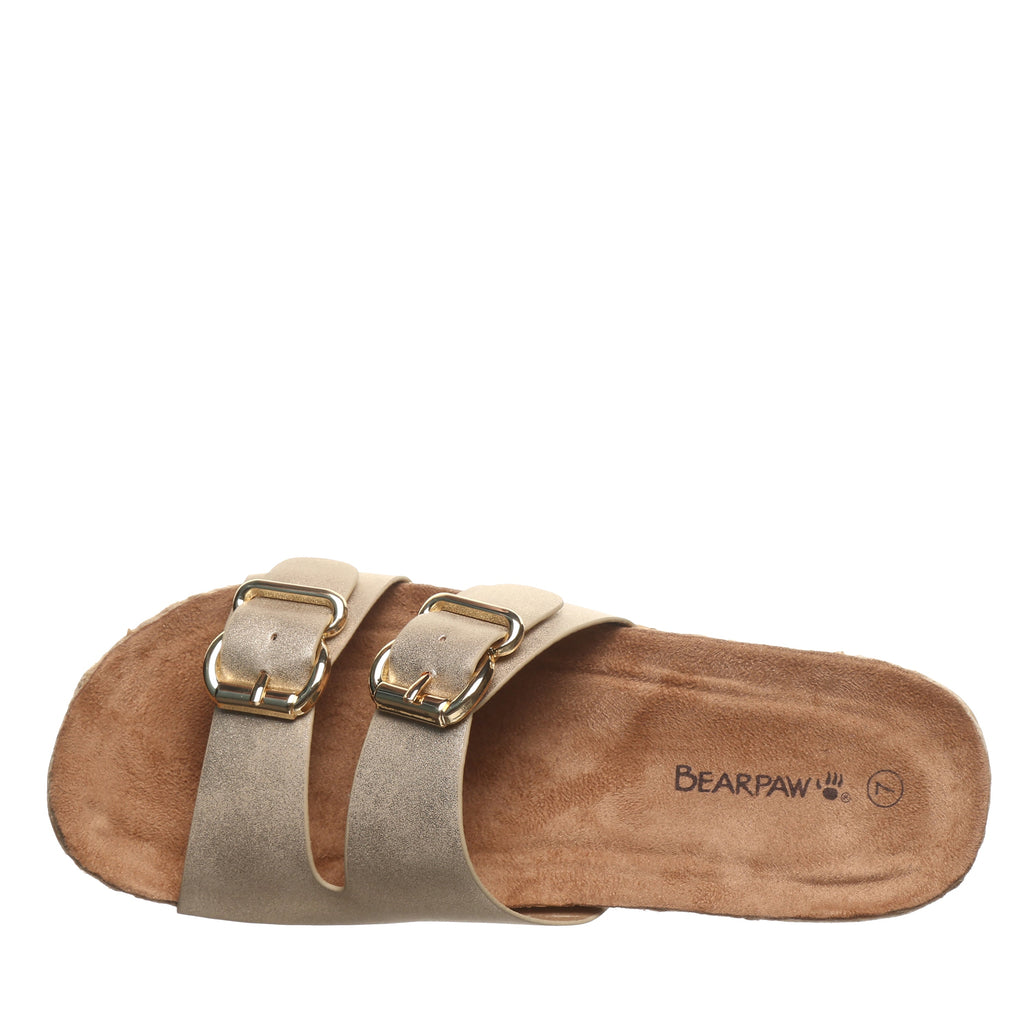 Bearpaw Women's Jackie Sandals in Gold