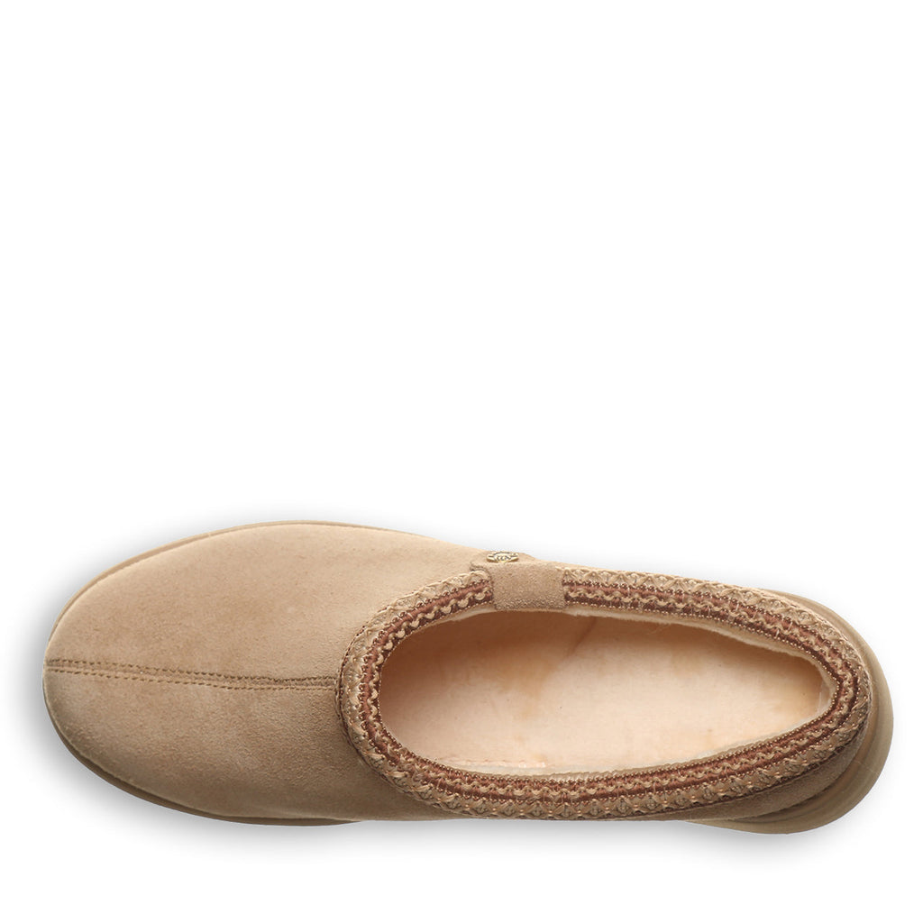 Haven Sherpa Lined Heeled Clogs in Toffee