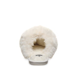 Silkie Cloudlike Faux Fur Slippers in White