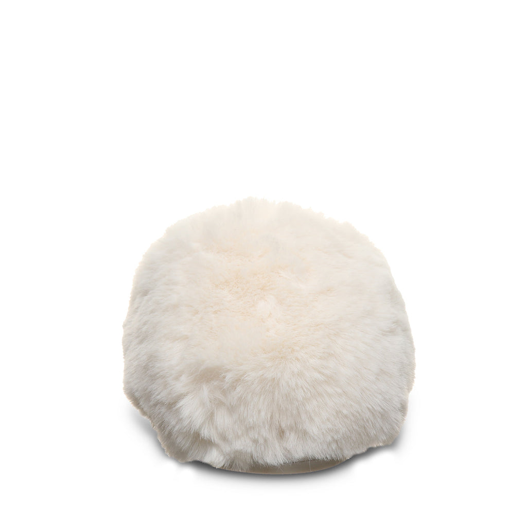 Silkie Cloudlike Faux Fur Slippers in White