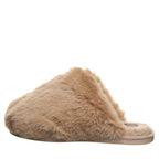 Silkie Ultra Plush Faux Fur Slippers in Tan