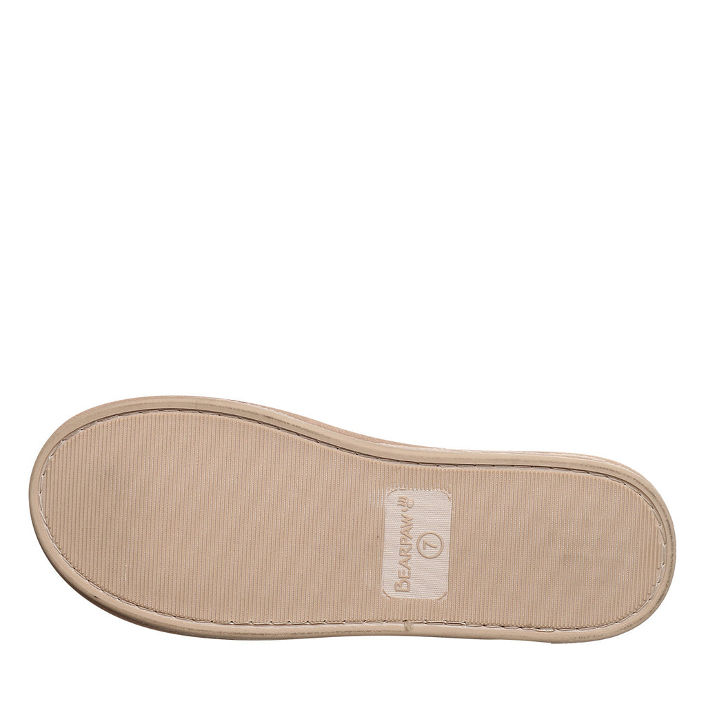 Silkie Ultra Plush Faux Fur Slippers in Tan