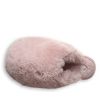 Silkie Plush Faux Fur Slippers in Blush