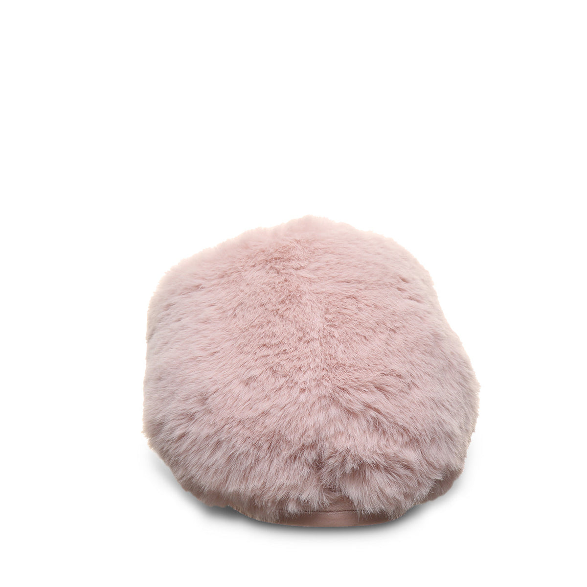 Silkie Plush Faux Fur Slippers in Blush