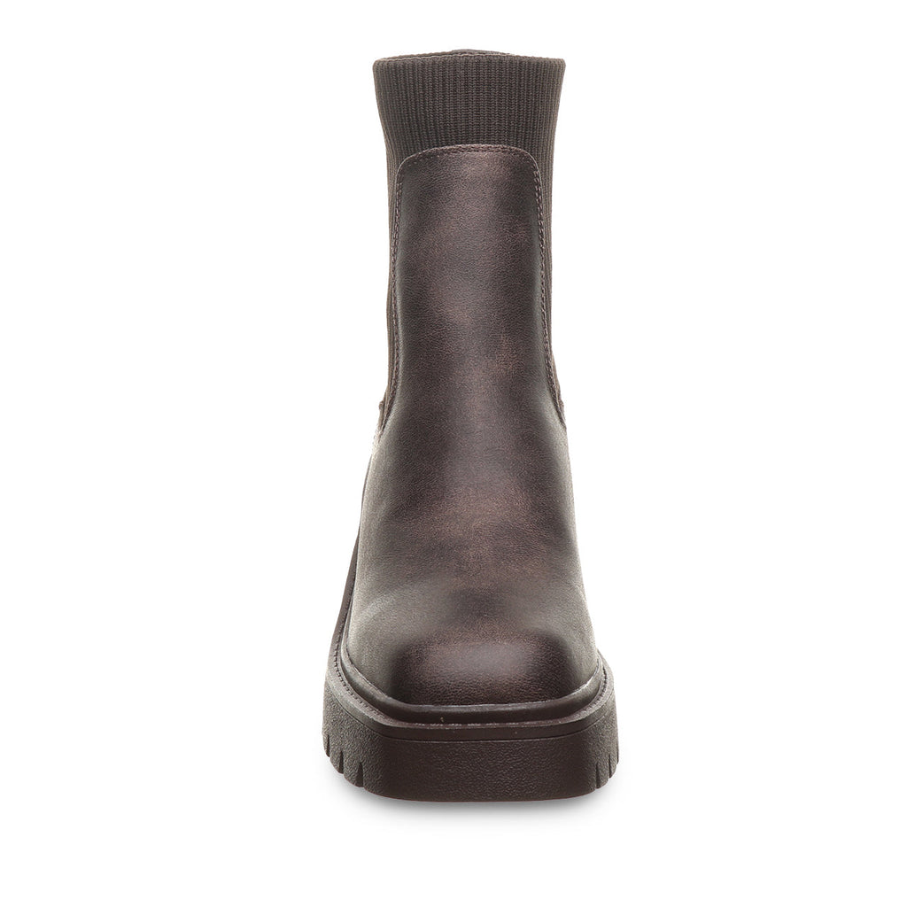 Bardot Lug Sole Chelsea Boots in Brown