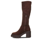 Monroe Knee High Boots in Brown
