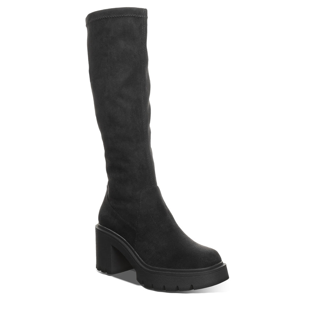 Monroe Knee High Boots in Black