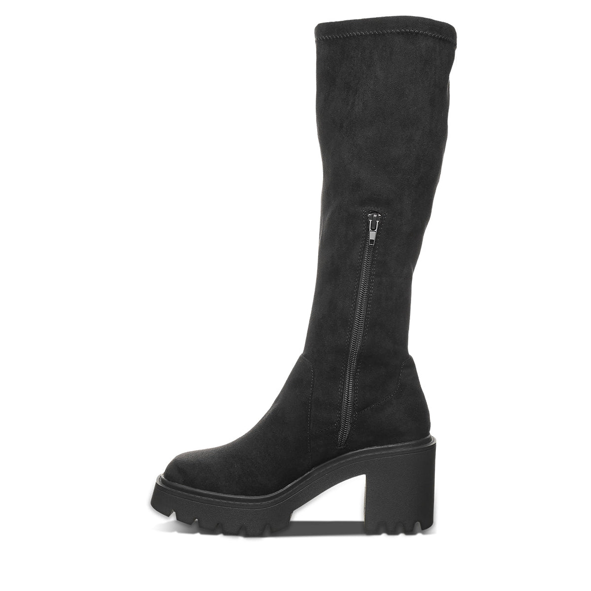 Monroe Knee High Boots in Black