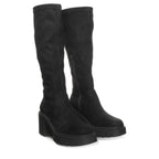 Monroe Knee High Boots in Black