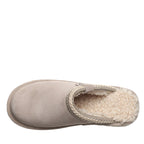 Arden Slip On Clog Slippers in Stone