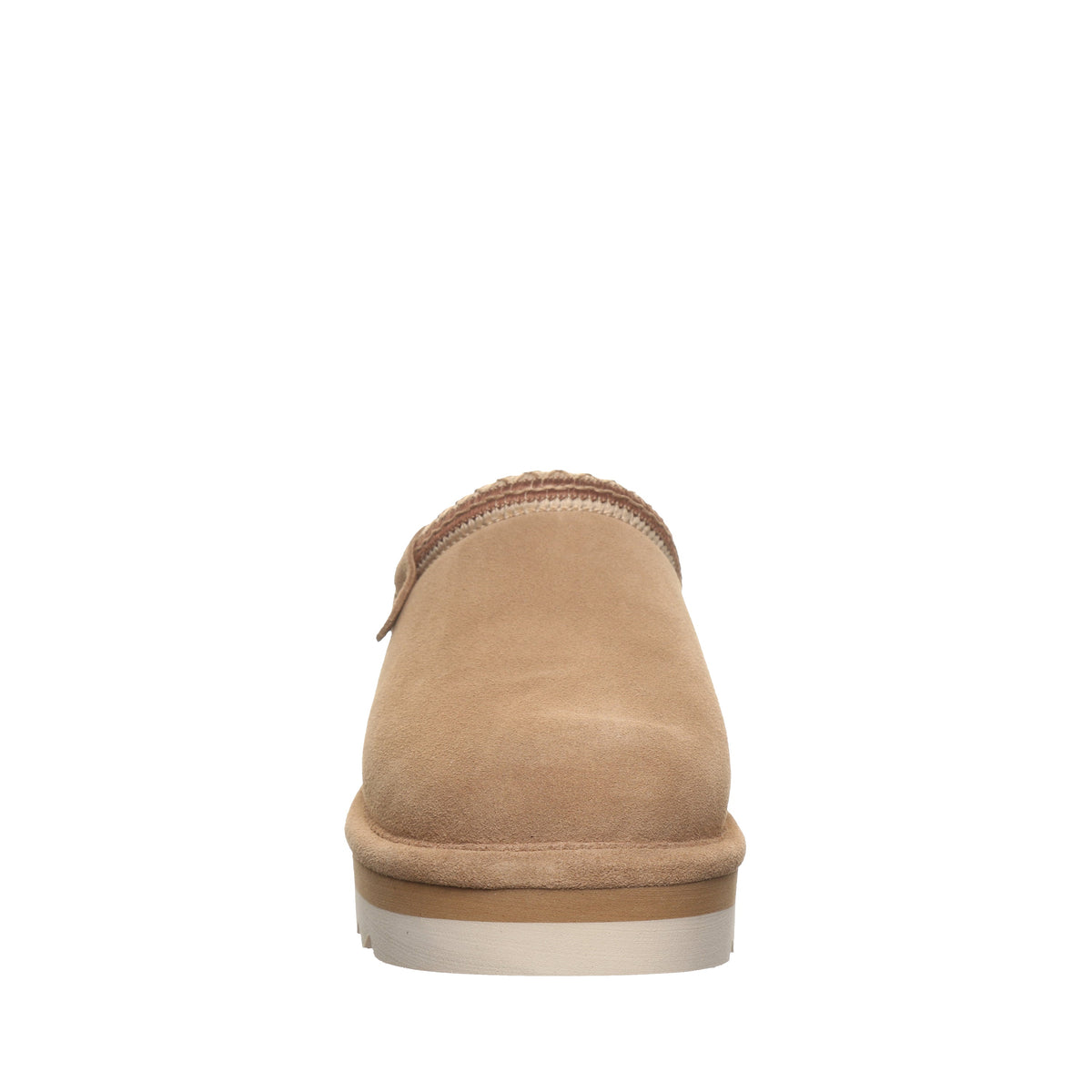 Arden Faux Fur Footbed Clogs in Toffee