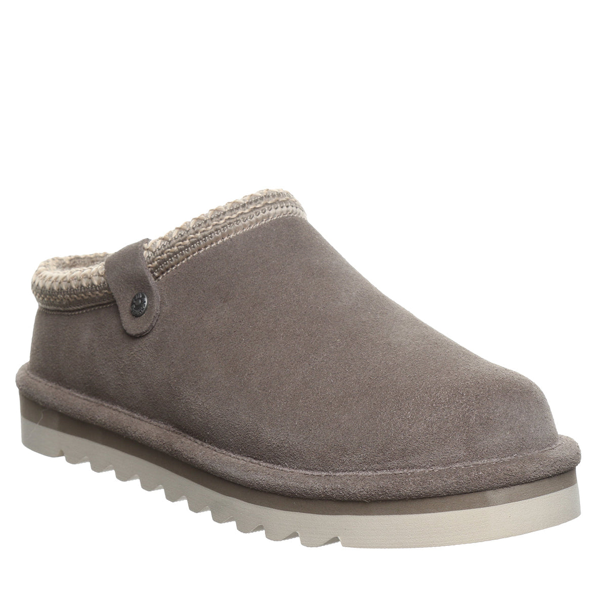 Calista Suede Clogs in Morel