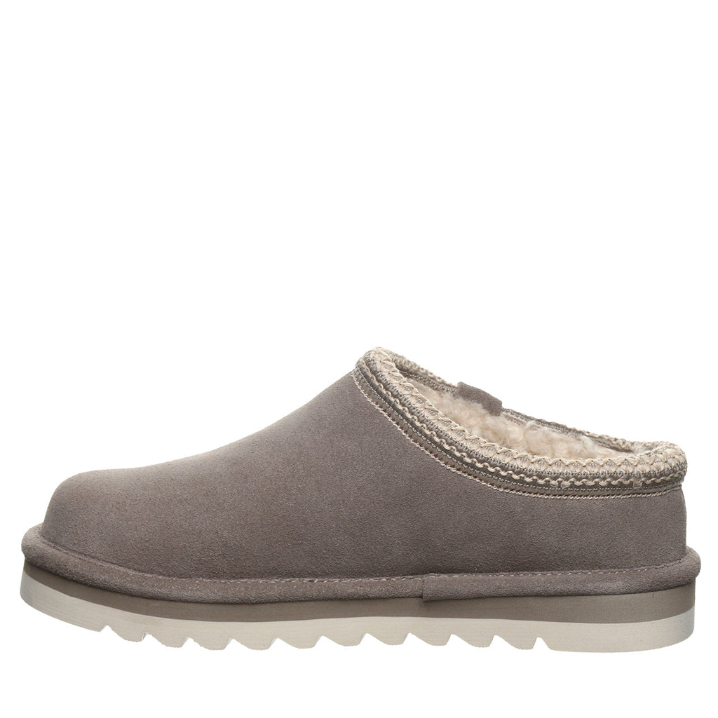 Calista Suede Clogs in Morel