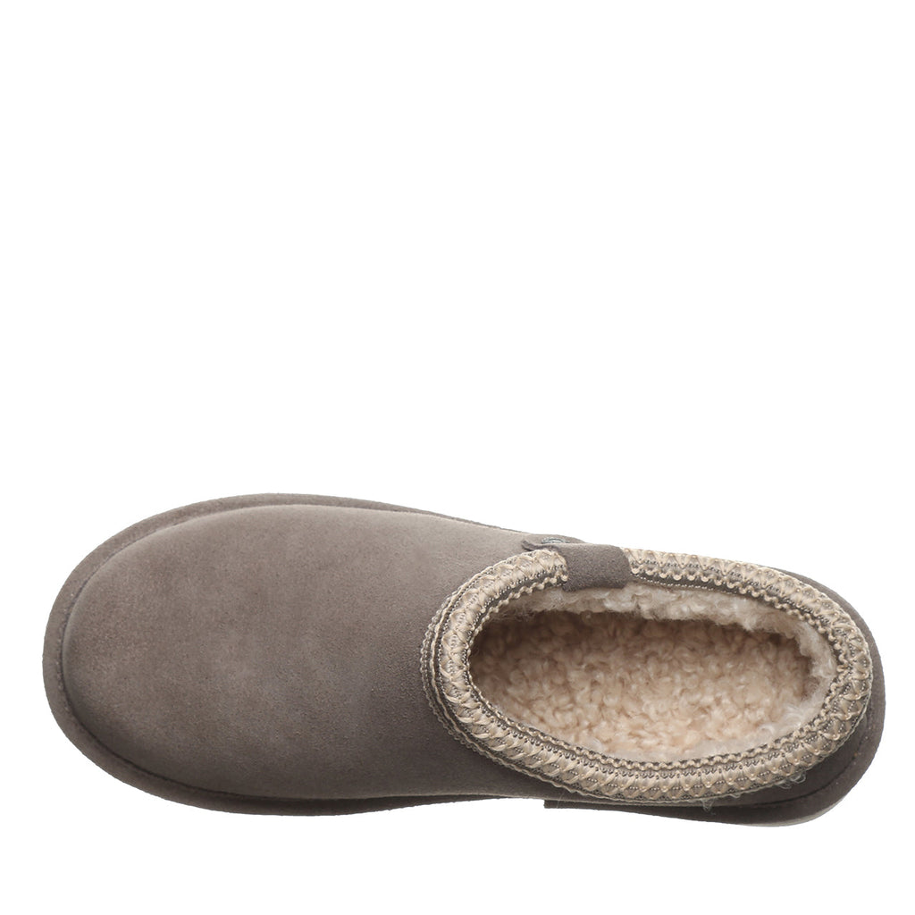 Calista Suede Clogs in Morel