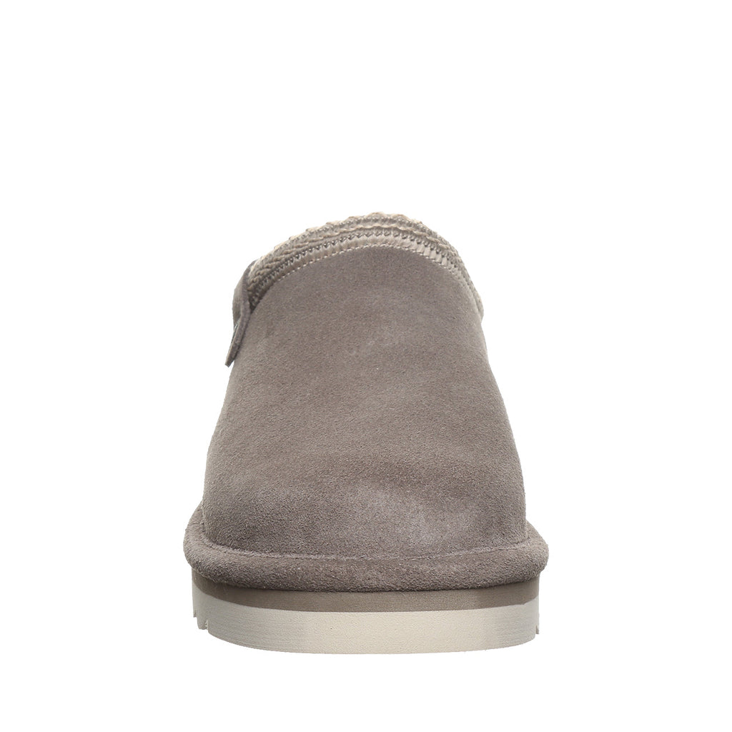 Calista Suede Clogs in Morel