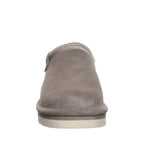 Calista Suede Clogs in Morel