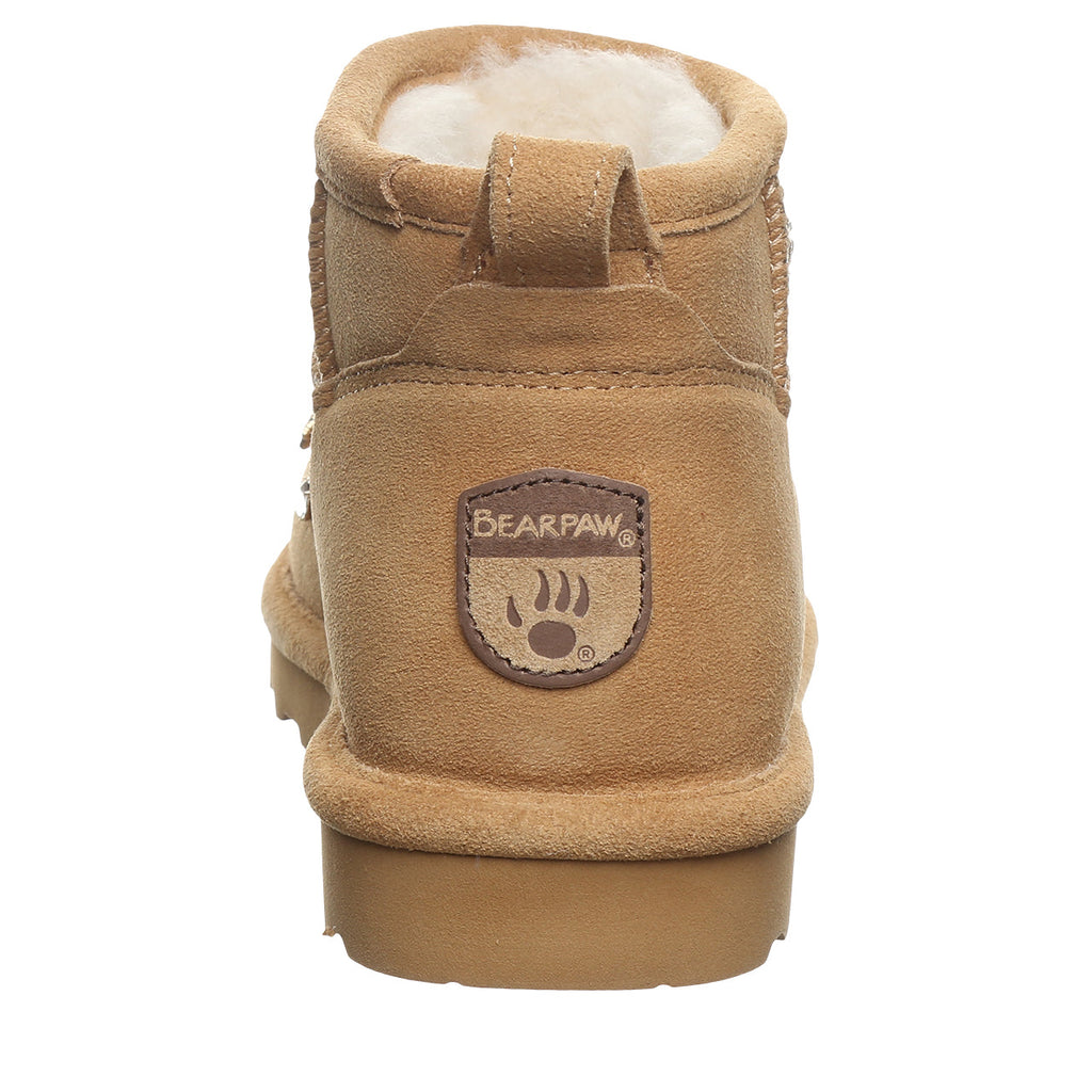 Shorty Nova Studded Ankle Boots in Iced Coffee