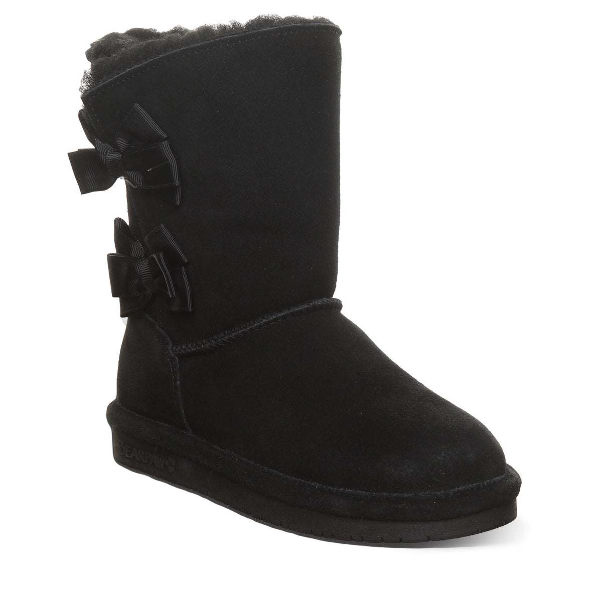 Bearpaw Zaria Youth Snow Boots in Black