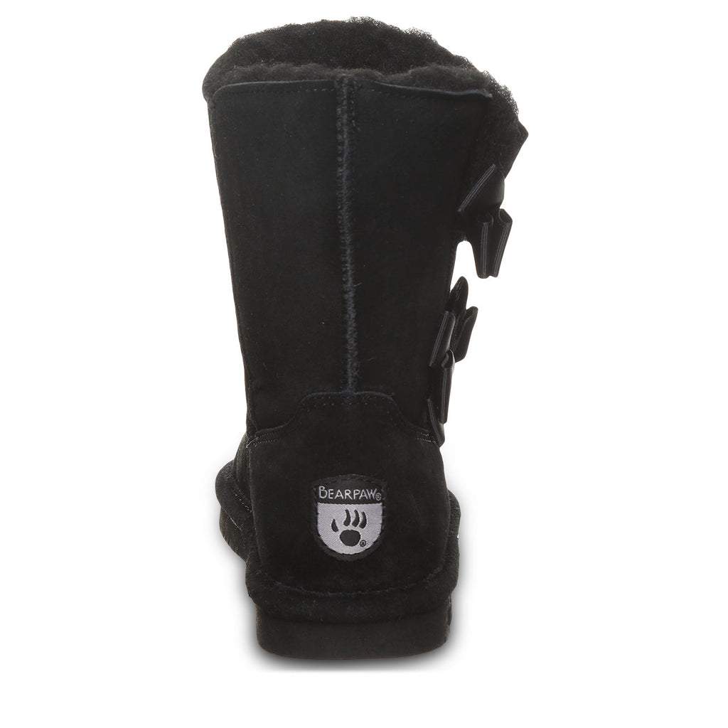 Bearpaw Zaria Youth Snow Boots in Black