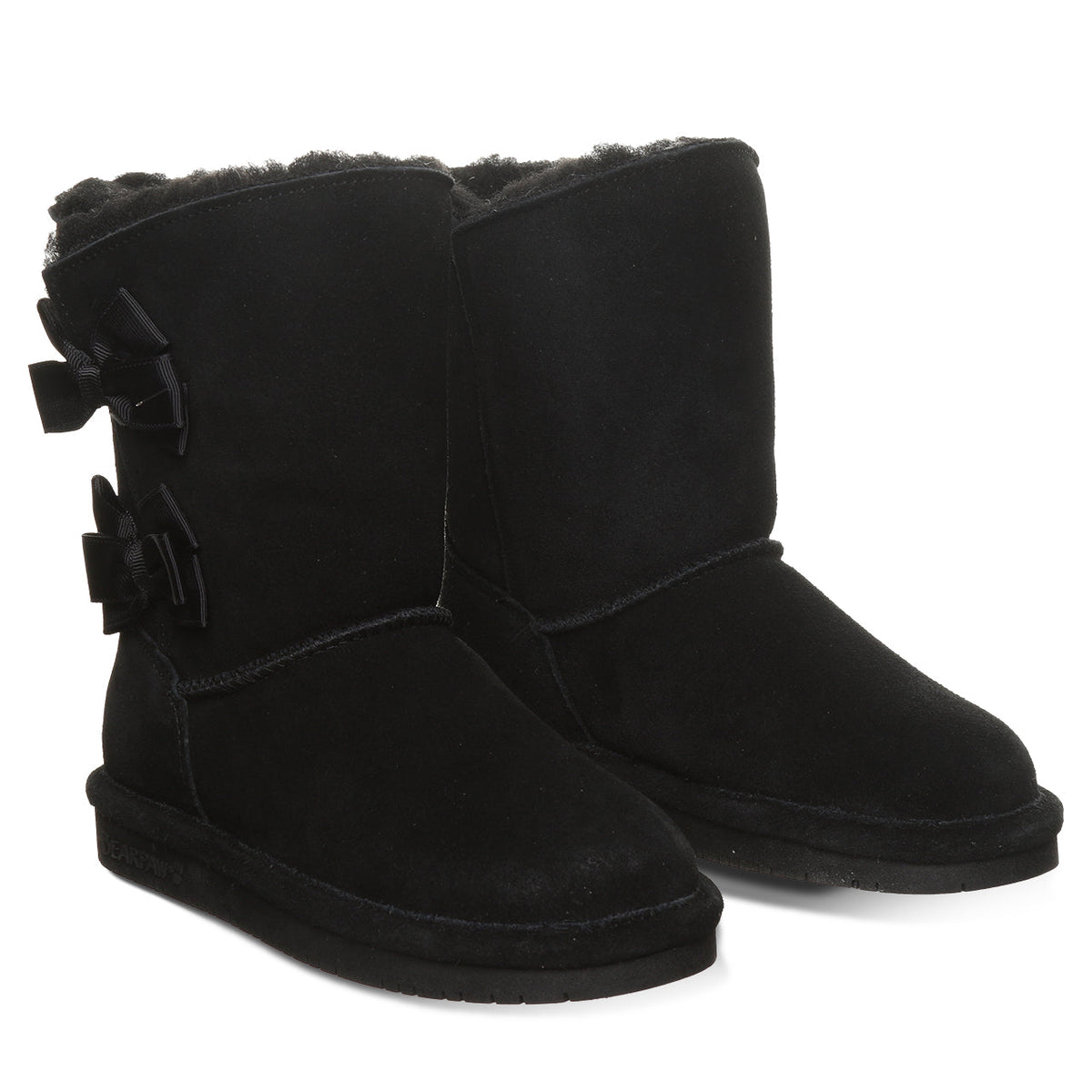 Bearpaw Zaria Youth Snow Boots in Black