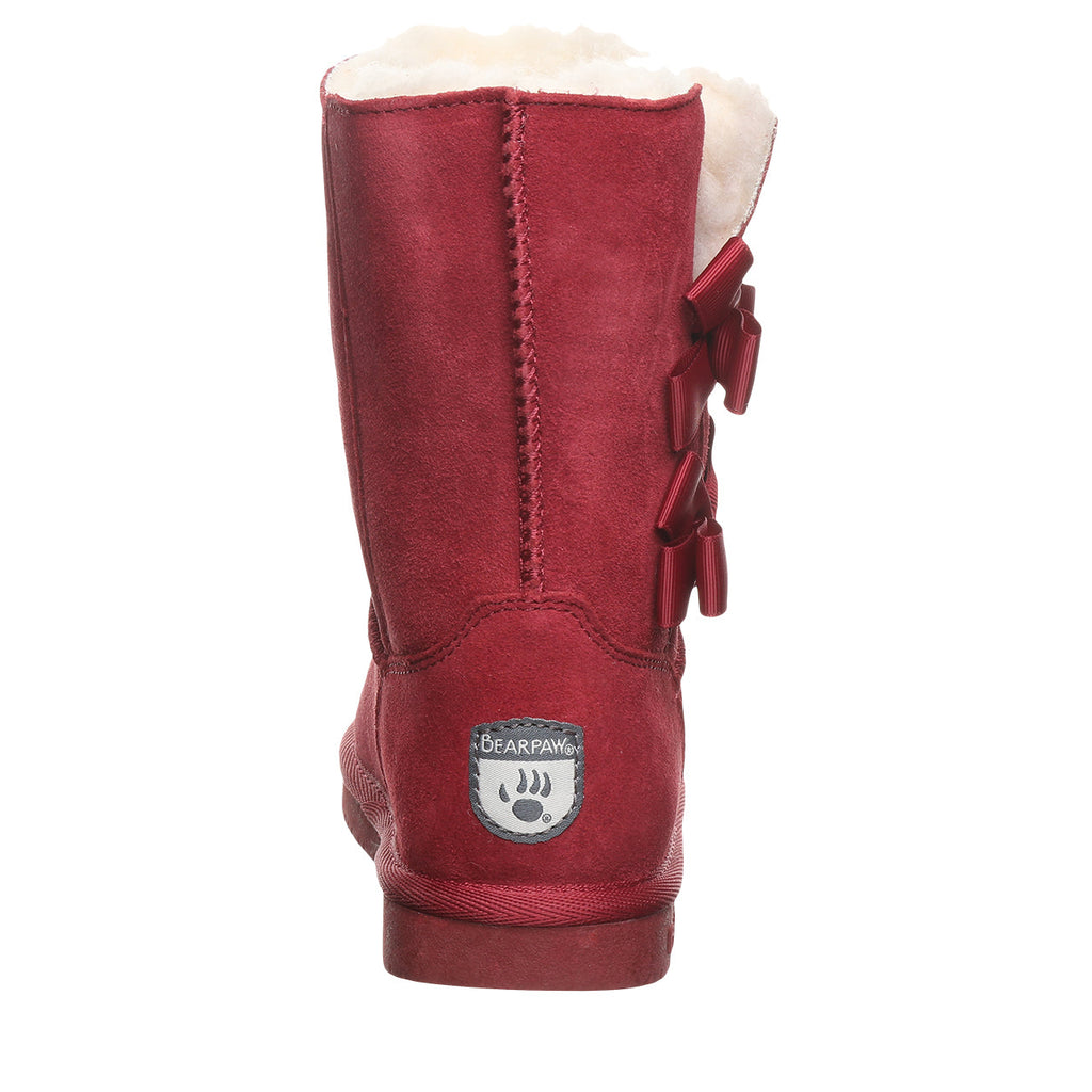 Zaria Youth Snow Boots in Cranberry