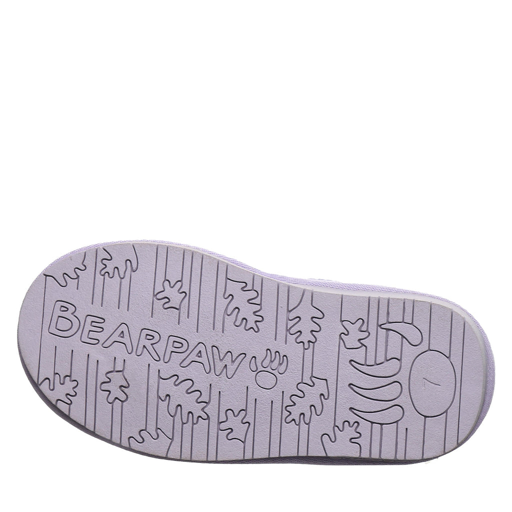 Saige Toddler Warm Booties in Washed Lavender