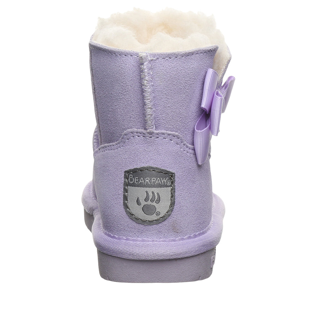 Saige Toddler Warm Booties in Washed Lavender