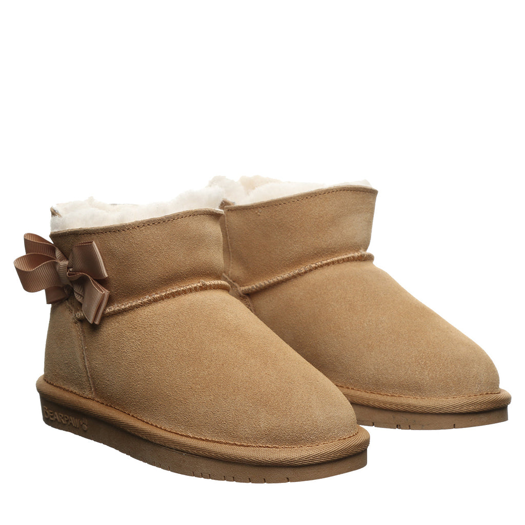 Saige Youth Boots in Iced Coffee