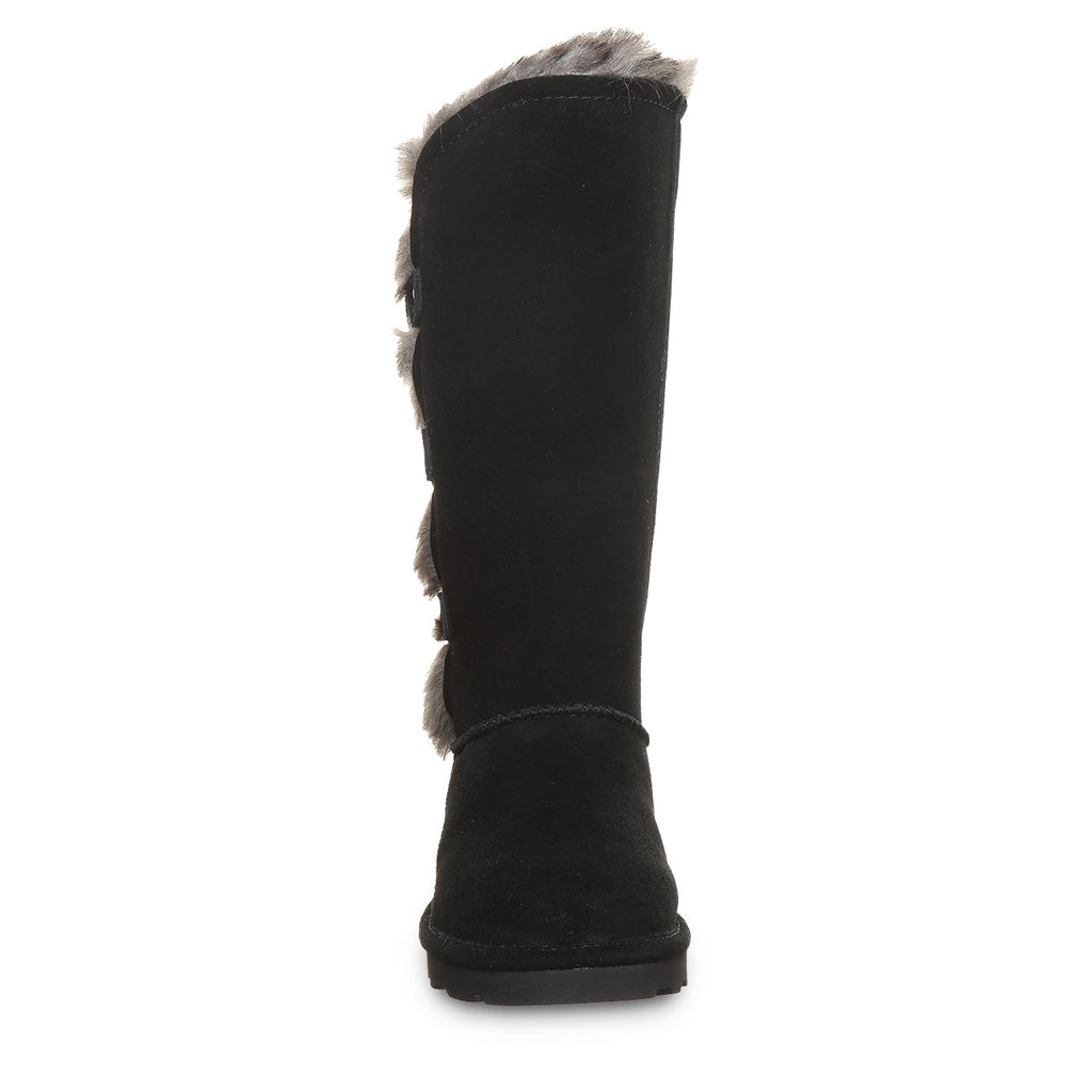 Emery II Decorative Strap Boots in Black